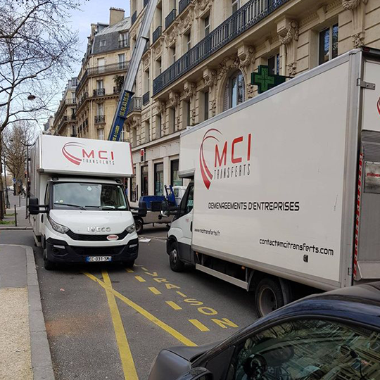 Camions déménagement