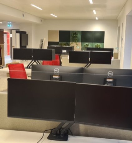 Projet final de bureaux lors d'un transfert à La Défense