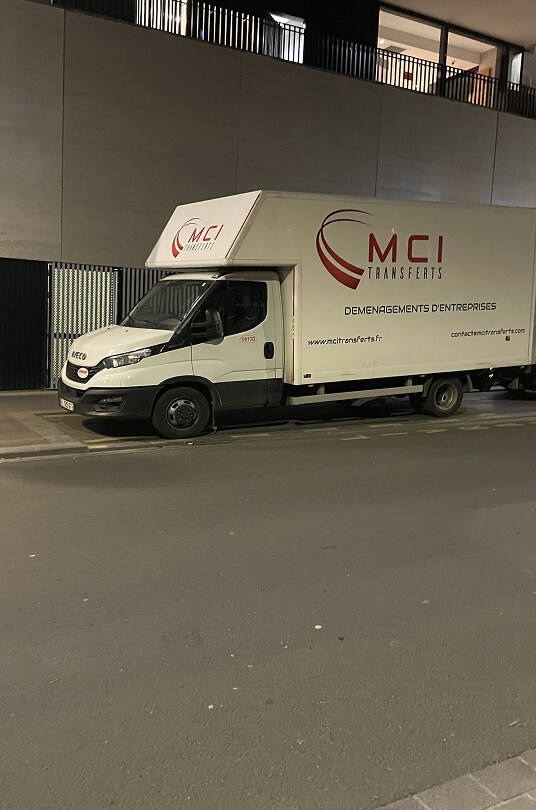 Camions de déménagement d'entreprise